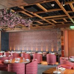ROKA Restaurant - Clay Wall Dining area