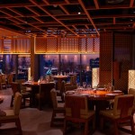 Roka Restaurant dining area - evening